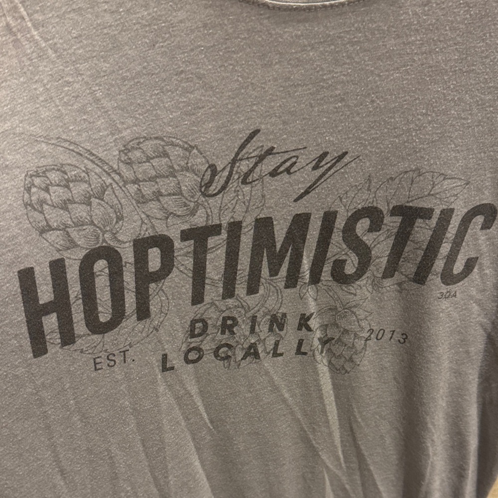 Graphic Tee in Gray